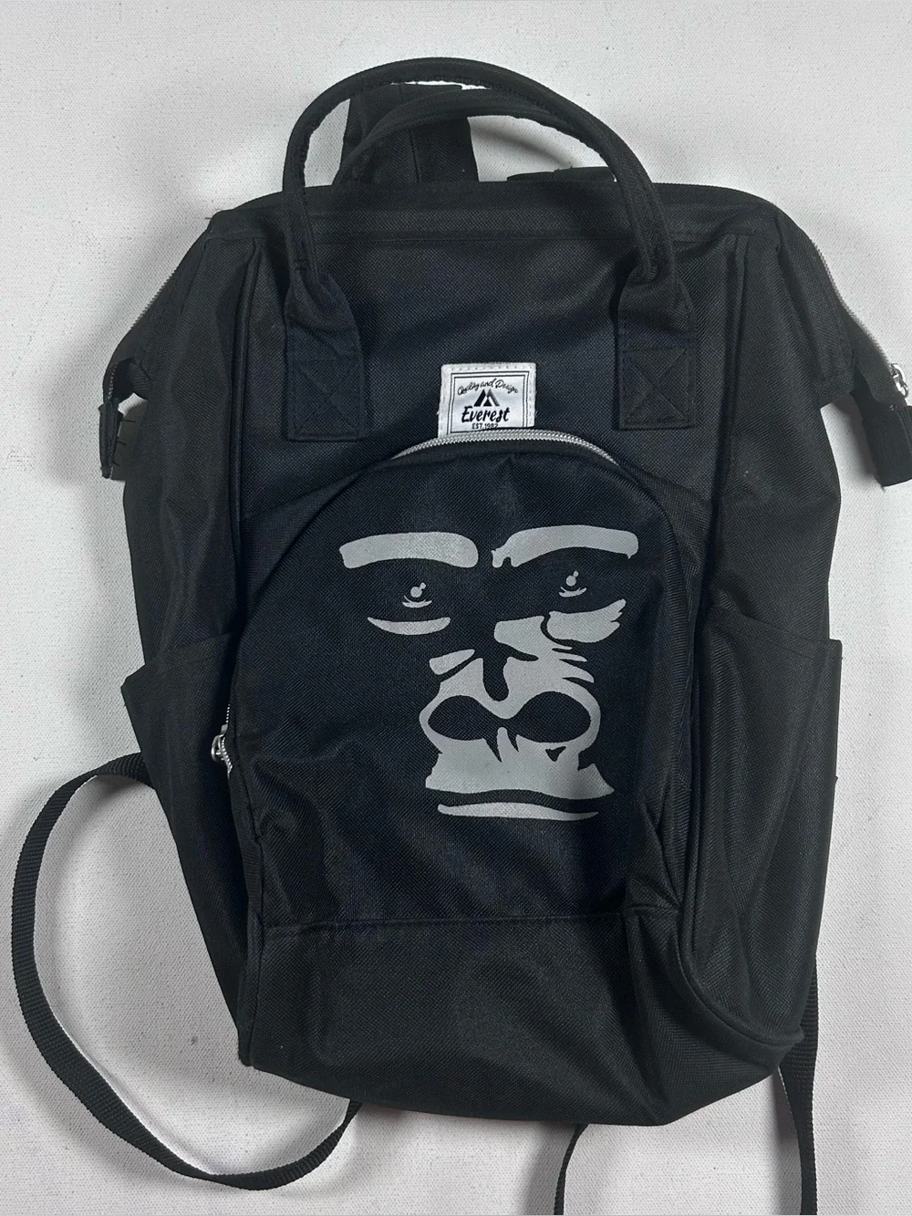 Everest Backpack Rucksack Gorilla Face Graphic RARE